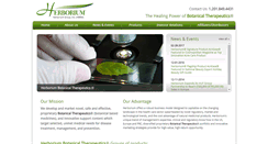Desktop Screenshot of herborium.com