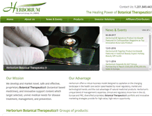 Tablet Screenshot of herborium.com